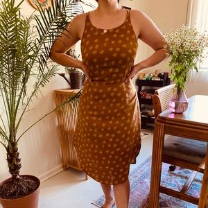 World Market Dress with Pockets and Belt